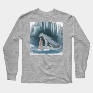 Fairy with ice dragon Long Sleeve T-Shirt